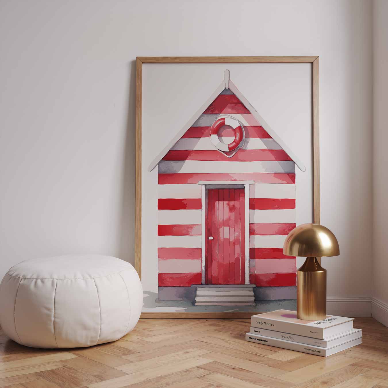Strandhuisje Poster