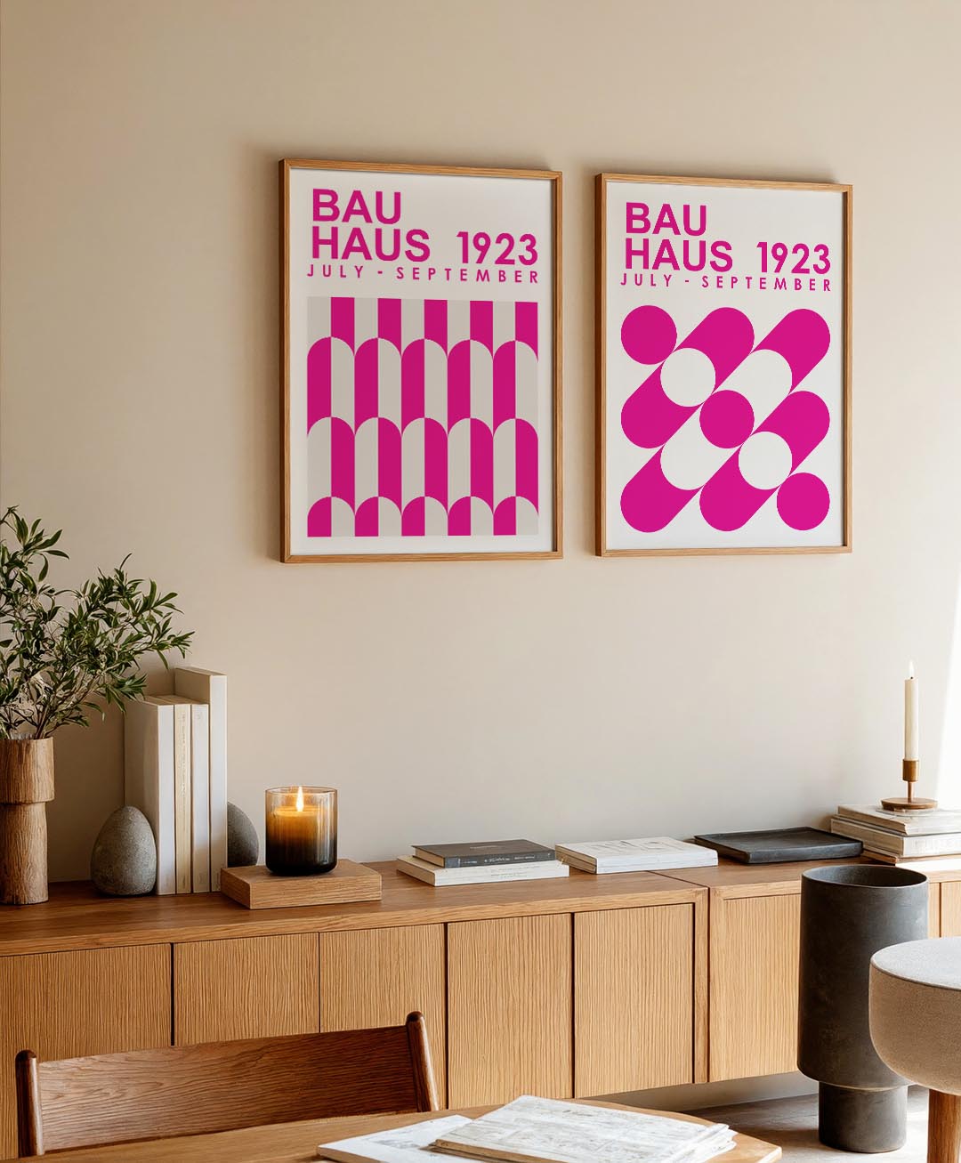 Vormen en vlakken Posterset