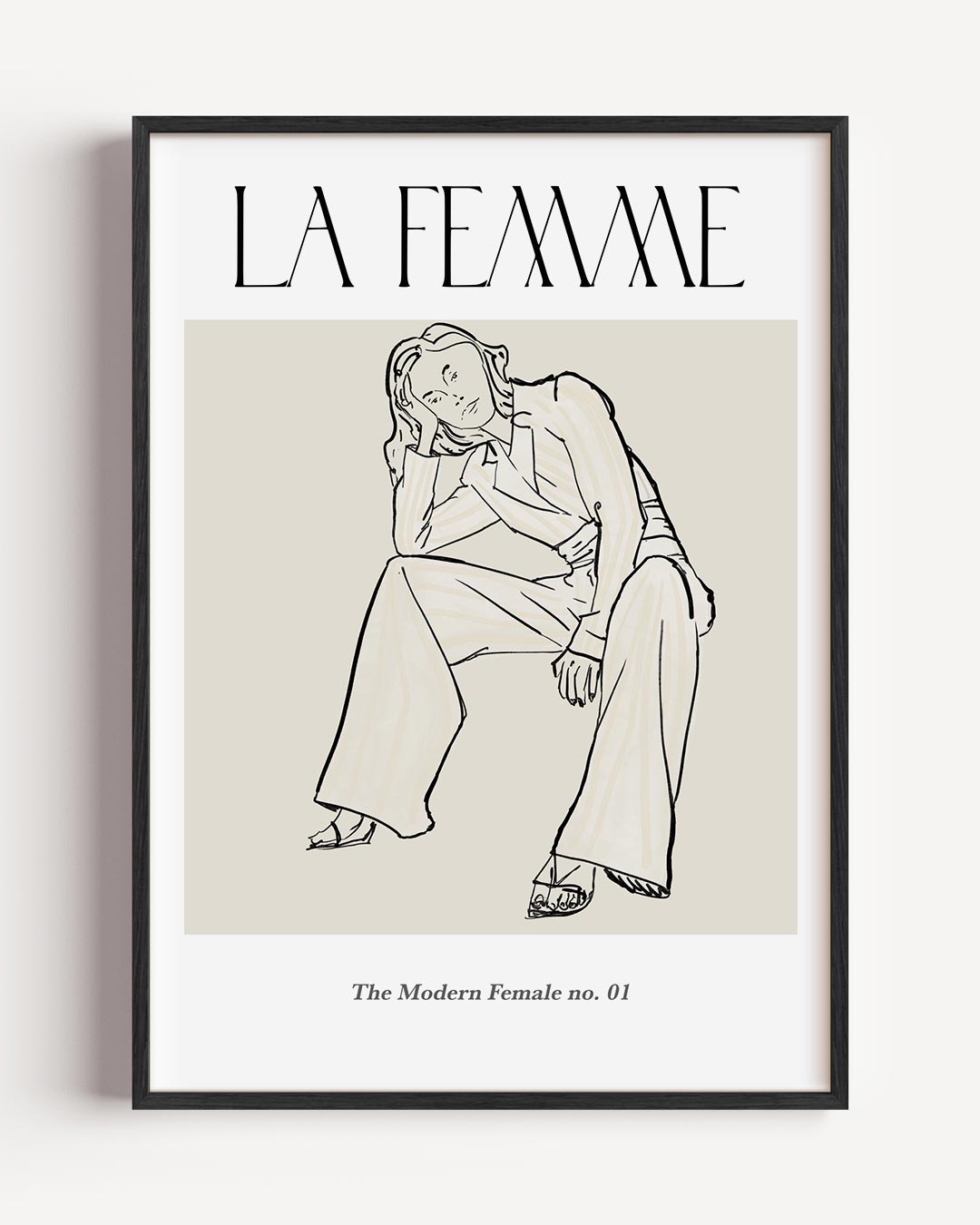 La Femme Modieuze Poster-WallArtistic