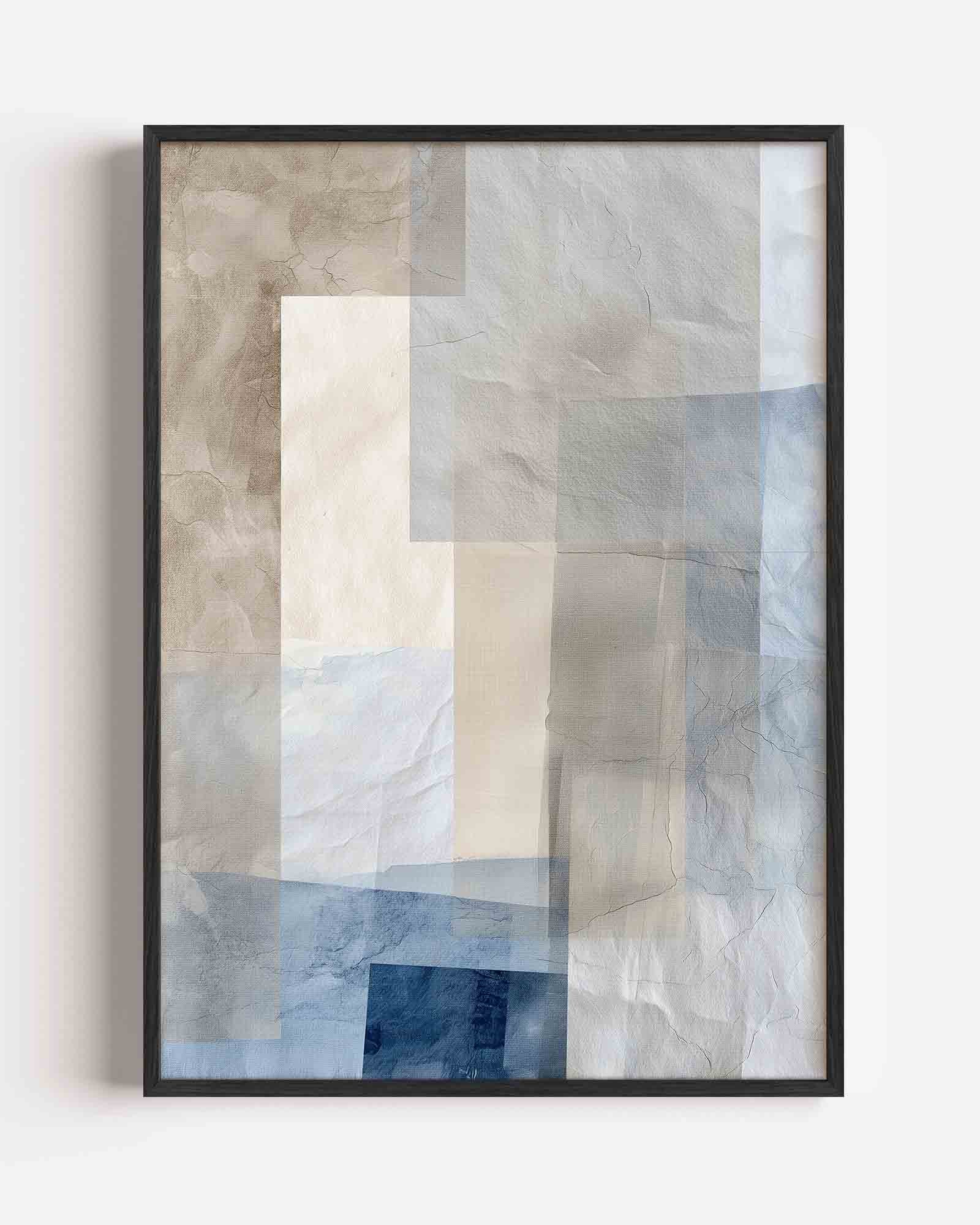 Abstracte lagen Poster