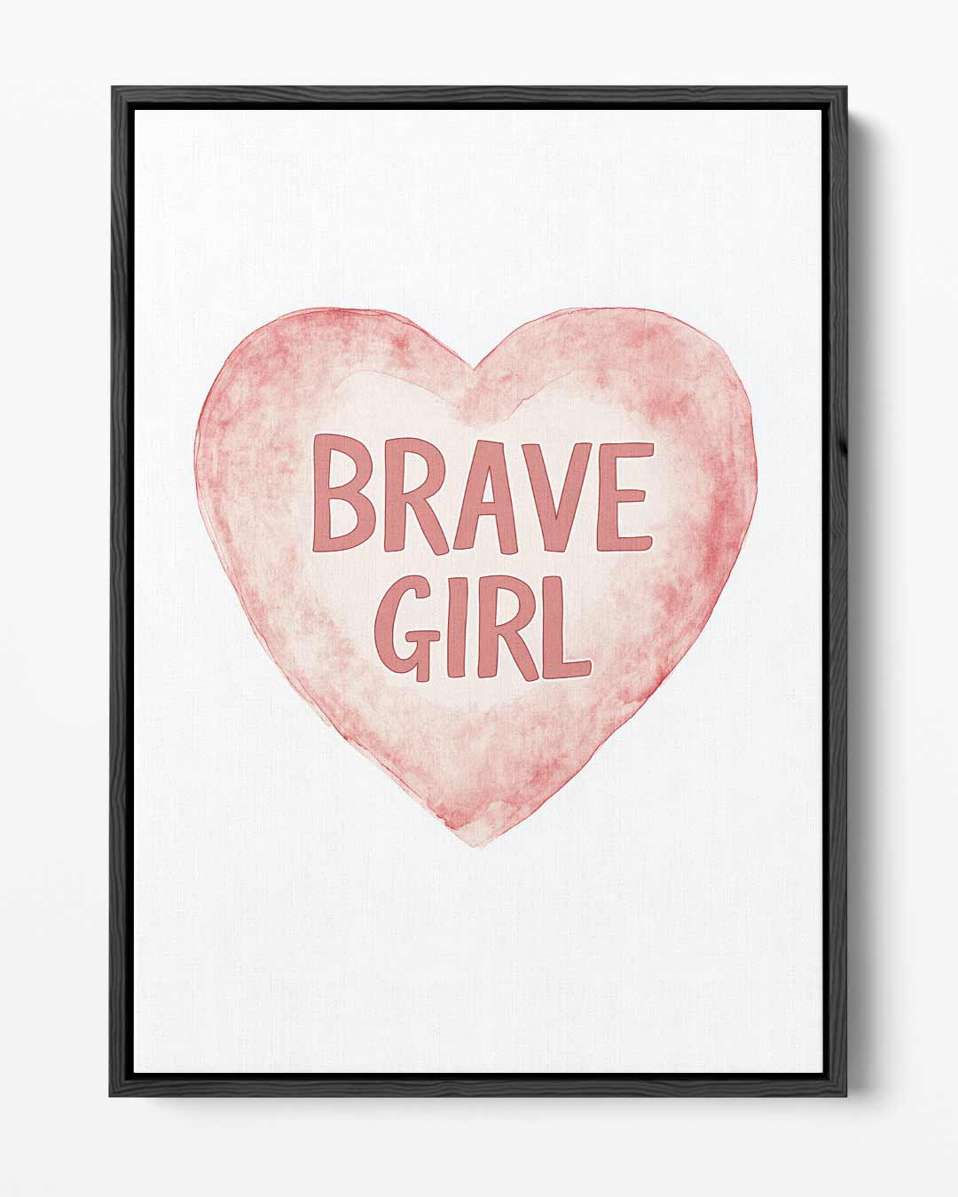 Brave Girl Hartkunst Kunstwerk-canvas-dibond-plexiglas-wanddecoratie-WallArtistic