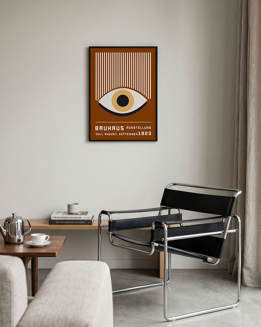 Oog en lijnen Poster