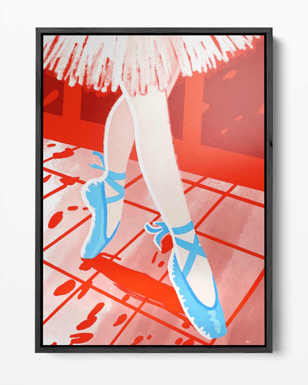 Dans van Kleur Kunstwerk-canvas-dibond-plexiglas-wanddecoratie-WallArtistic