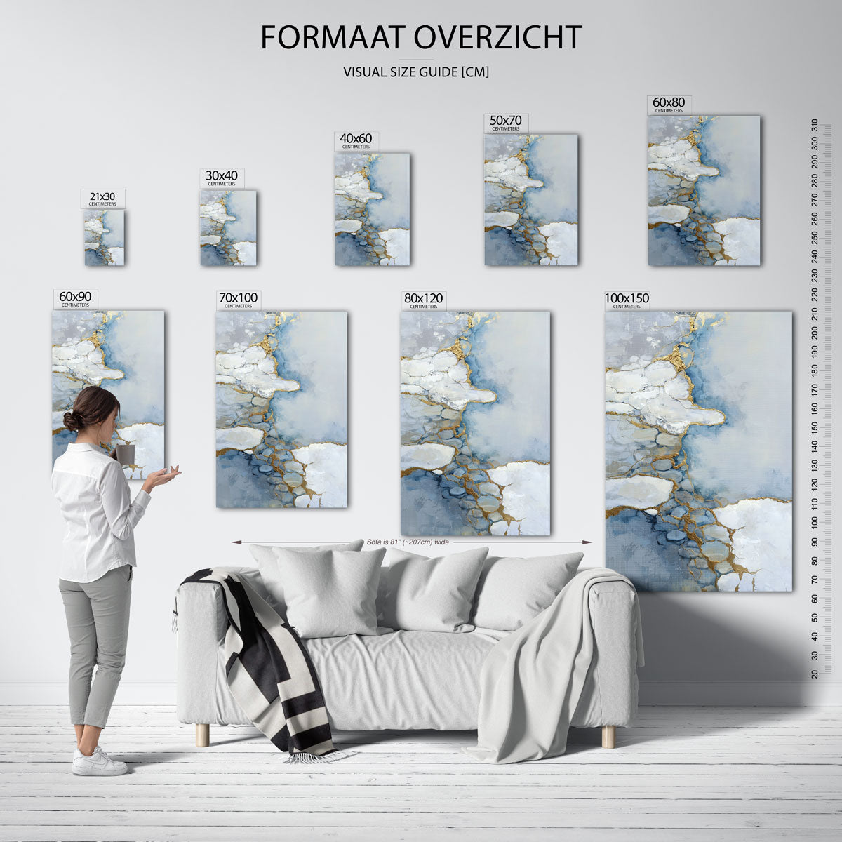 Abstracte vormen Poster