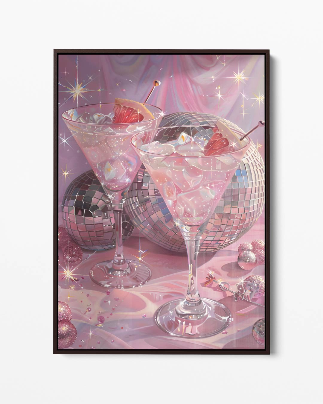 Glamour Cocktail Avond Kunstwerk-canvas-dibond-plexiglas-wanddecoratie-WallArtistic