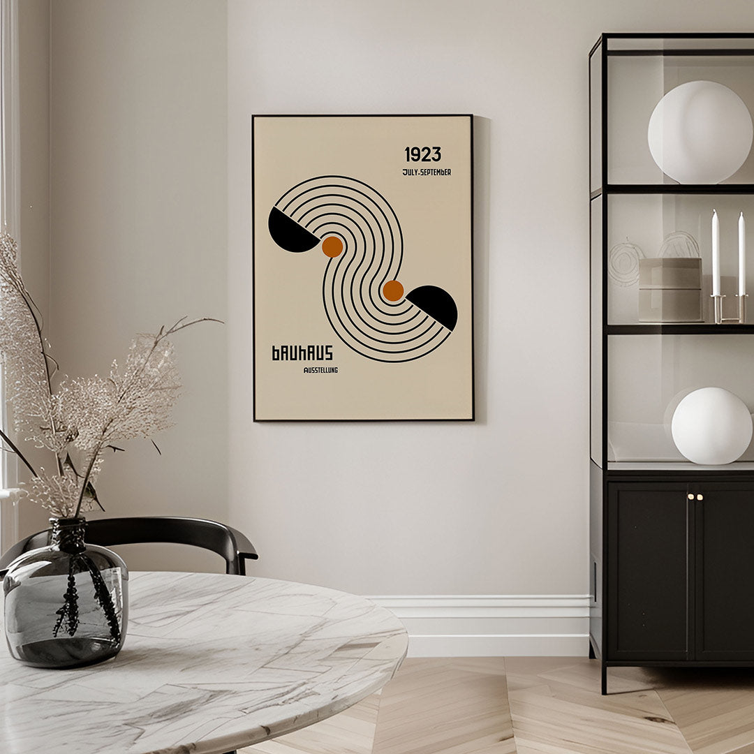 Lijnenspel en vormen Poster