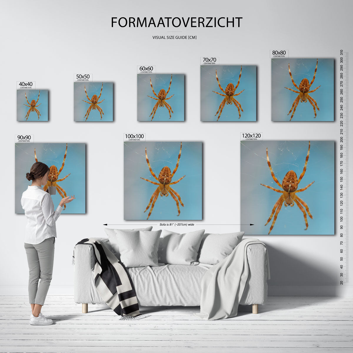 Spin op web Poster
