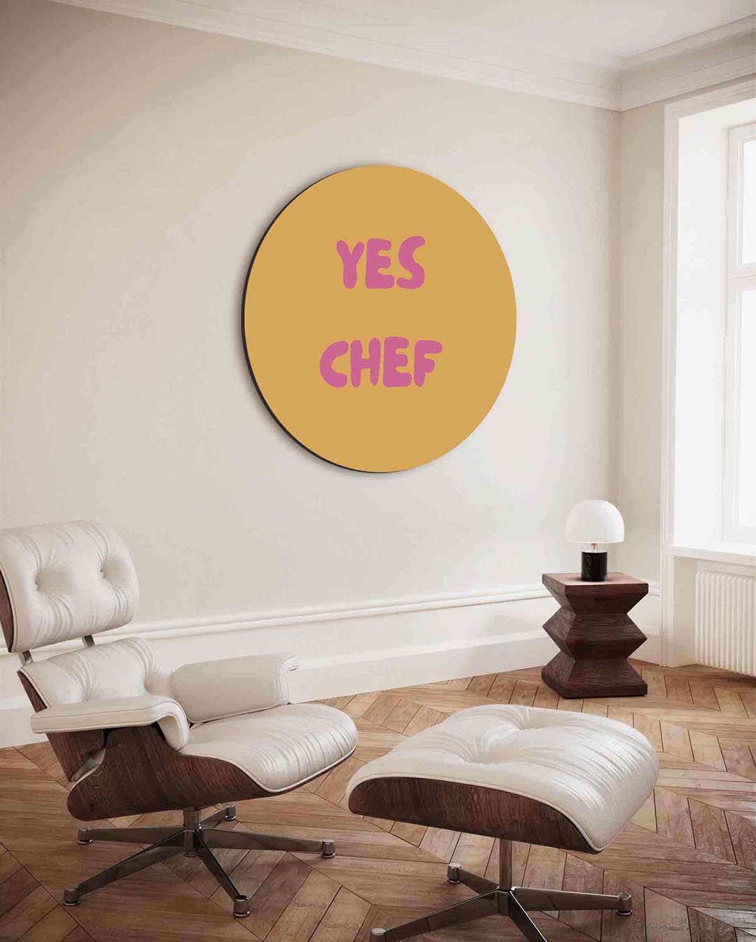 Yes chef Muurcirkel