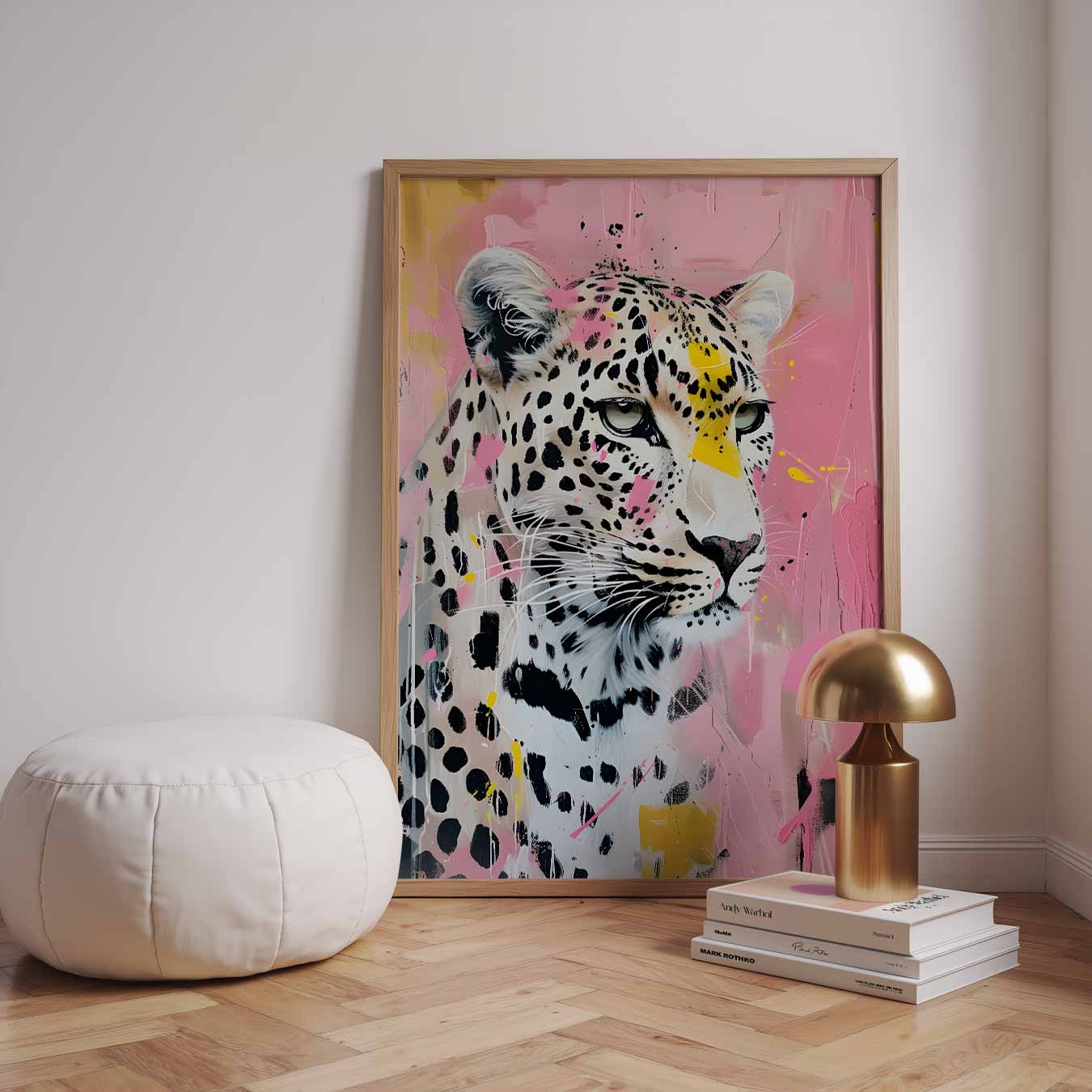 Stijlvolle Luipaard Kunstposter