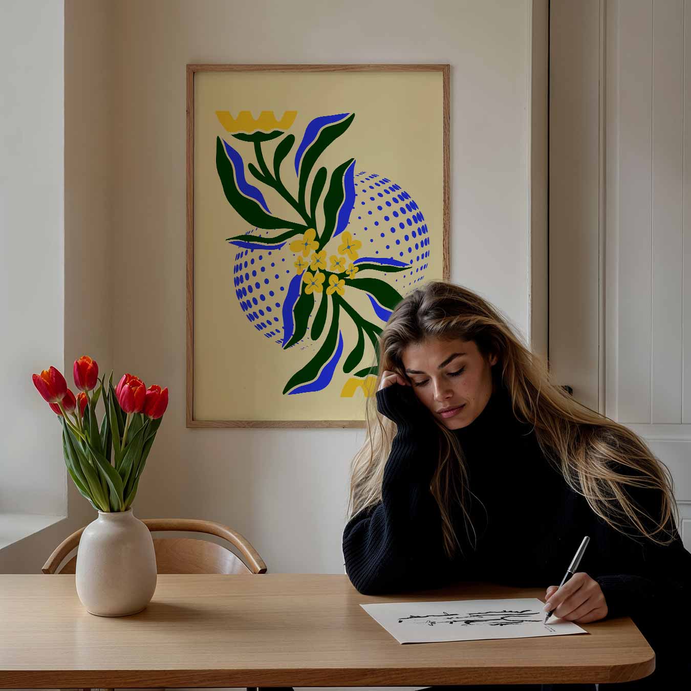 Bloemenpracht Illustratie Poster