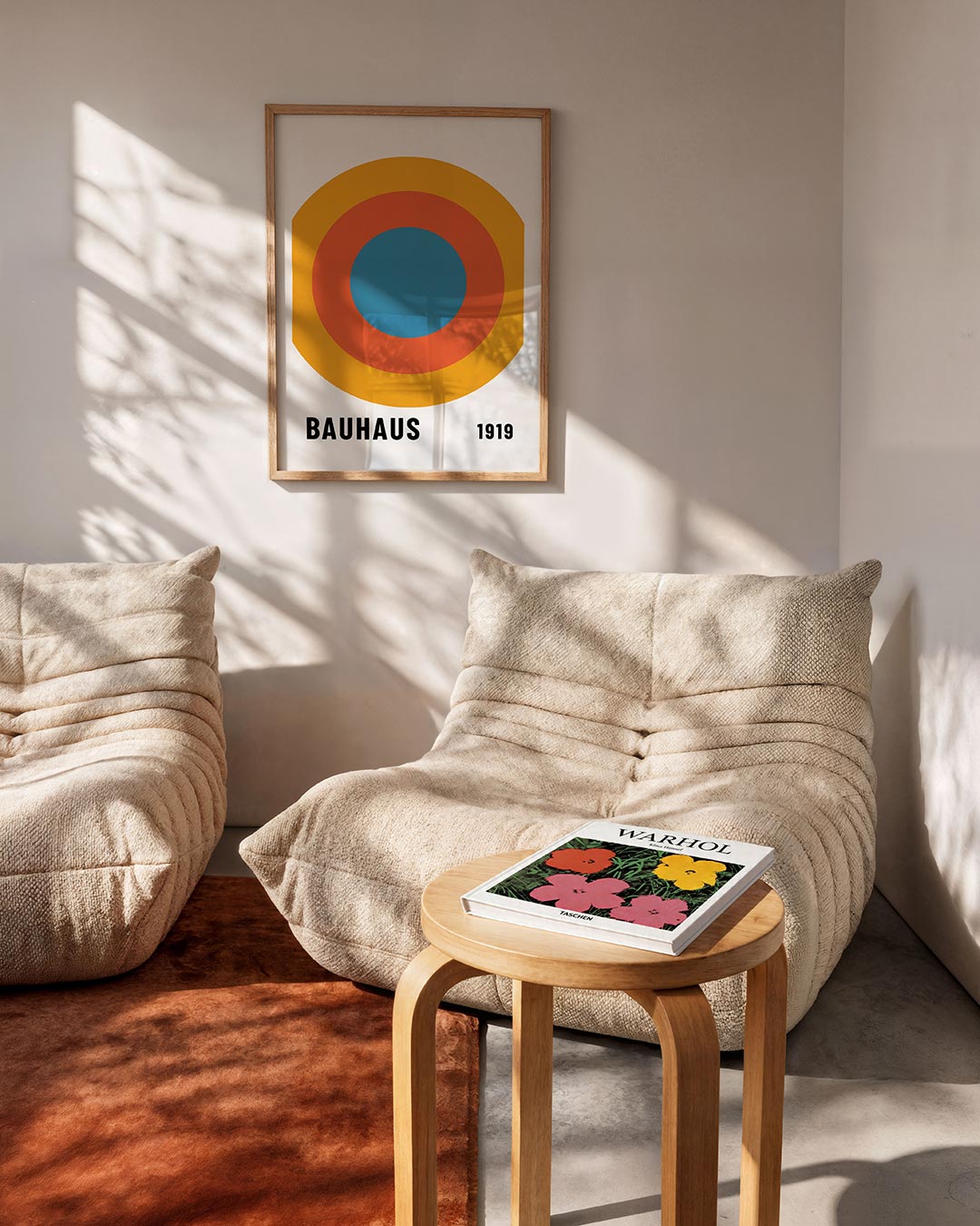 Cirkelvormen en kleur Poster