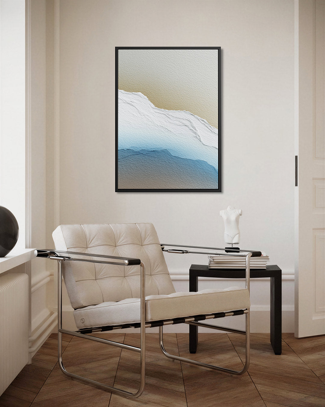 Gelaagde landschapstexturen Kunstwerk