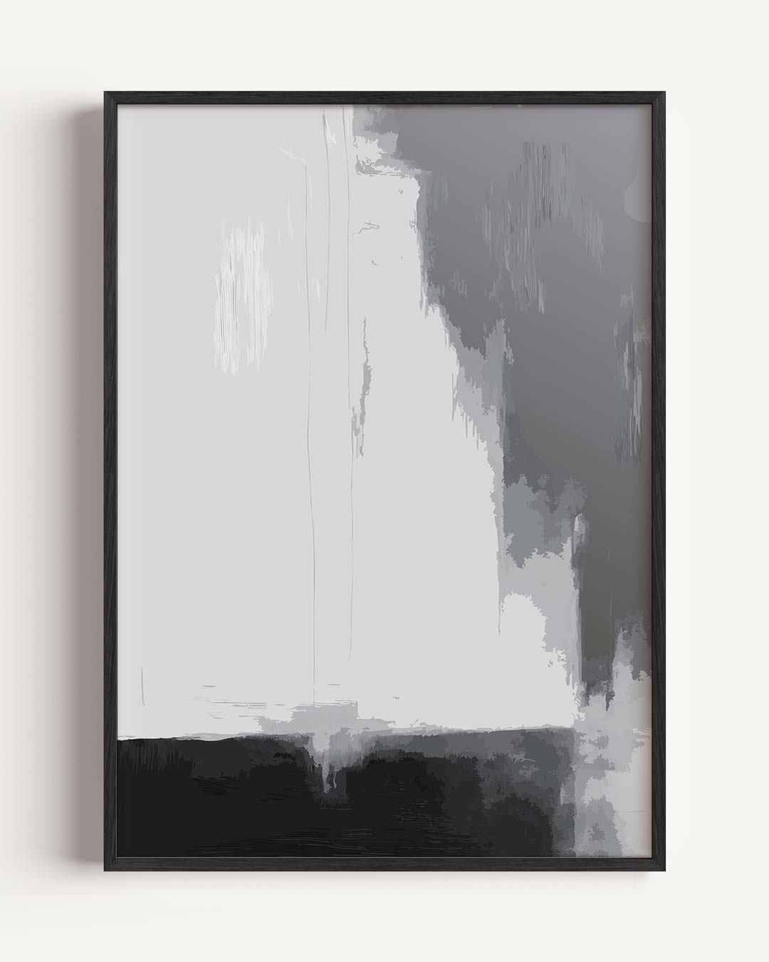 Modern Abstracte Grijstinten Poster