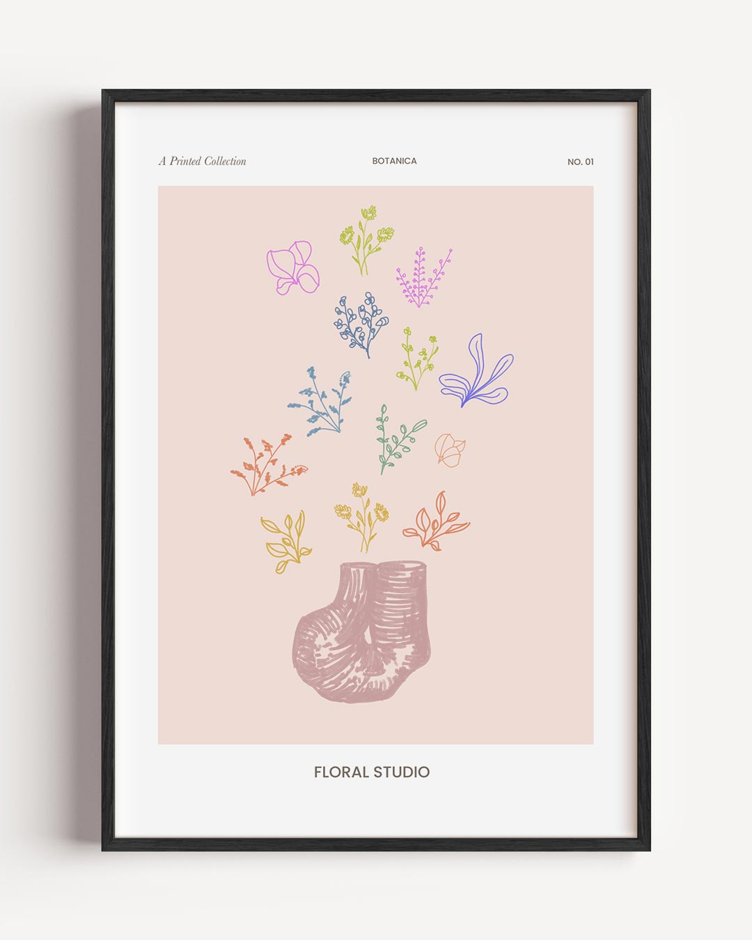 Botanische Bloemenpracht Poster-WallArtistic