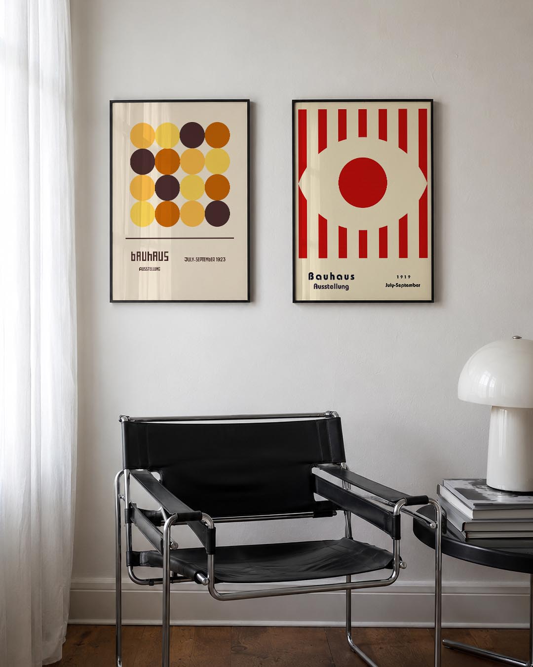 Cirkelritme en kleur Posterset
