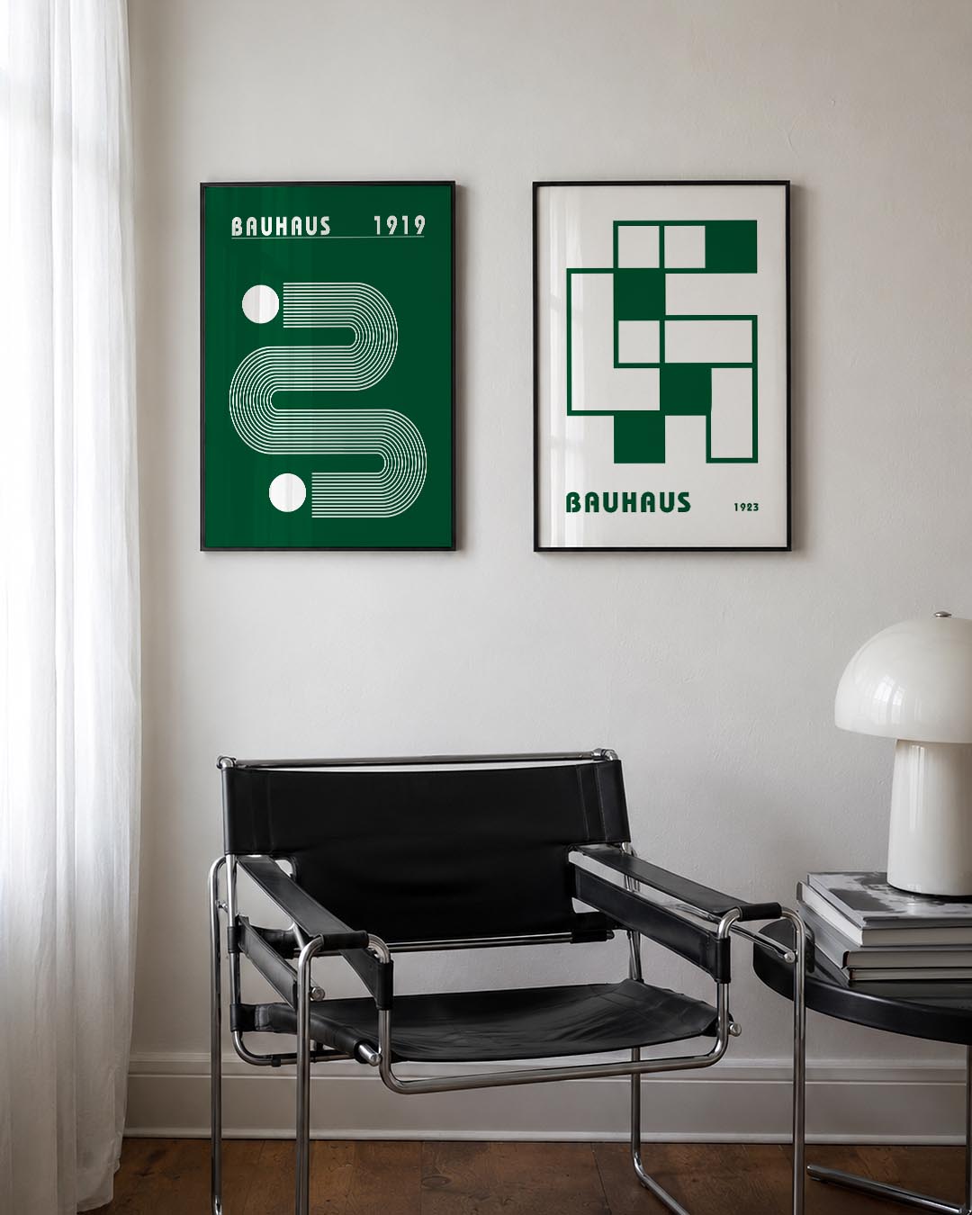 Lijnen en vlakkenspel Posterset