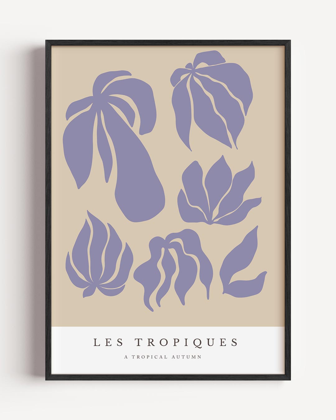Tropische Herfstbladeren Poster-WallArtistic