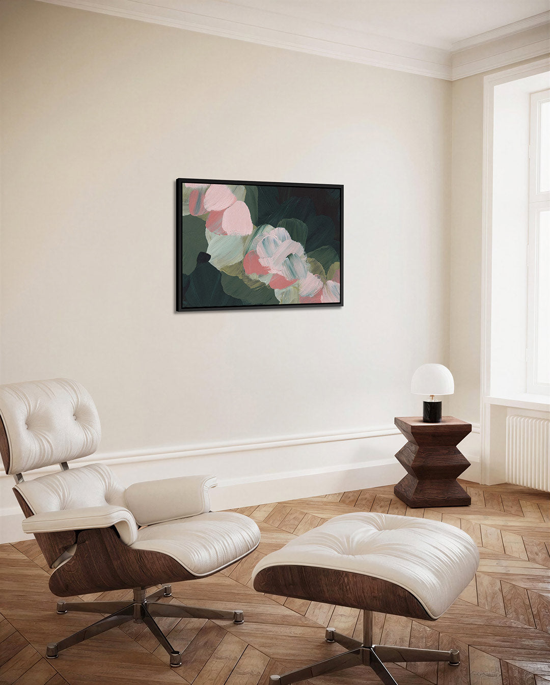 Organische borstelslag Kunstwerk