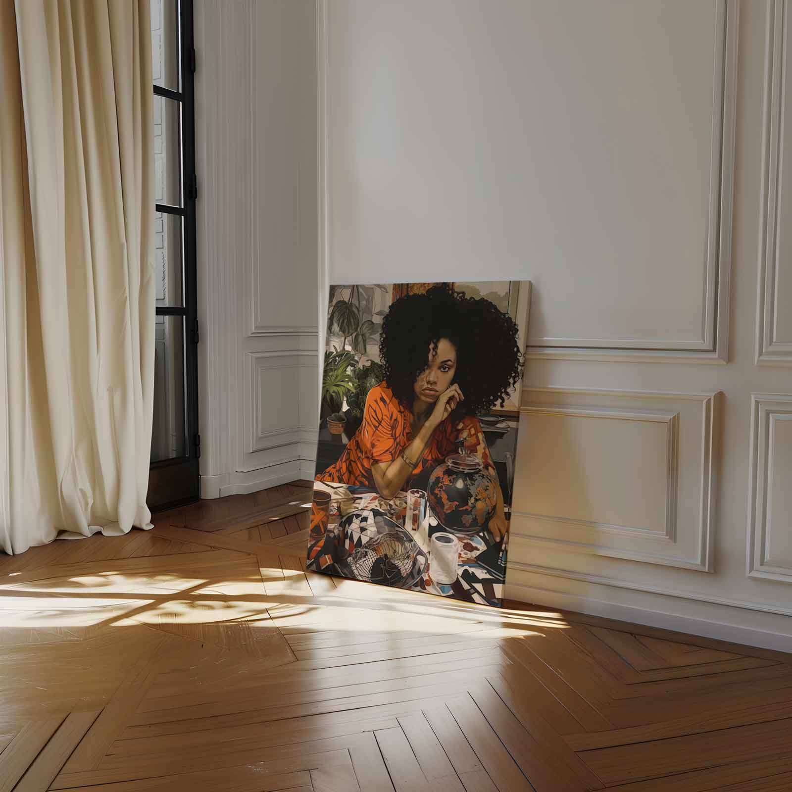 Wereldse Reflectie Kunstwerk-canvas-dibond-plexiglas-wanddecoratie-WallArtistic