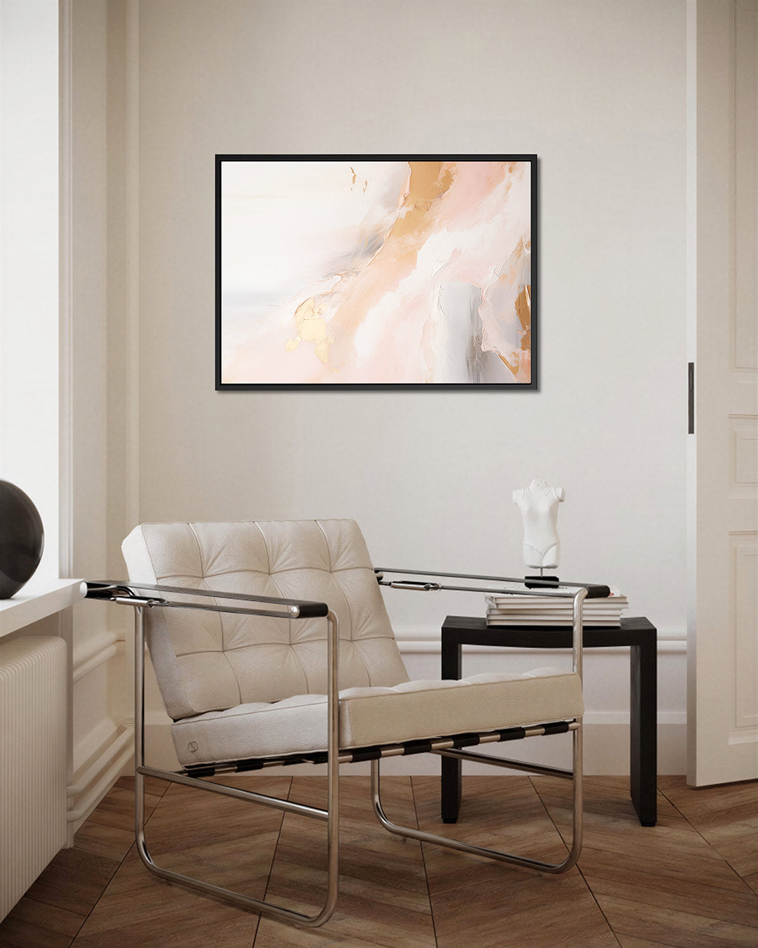 Vloeiende kleurencompositie Kunstwerk