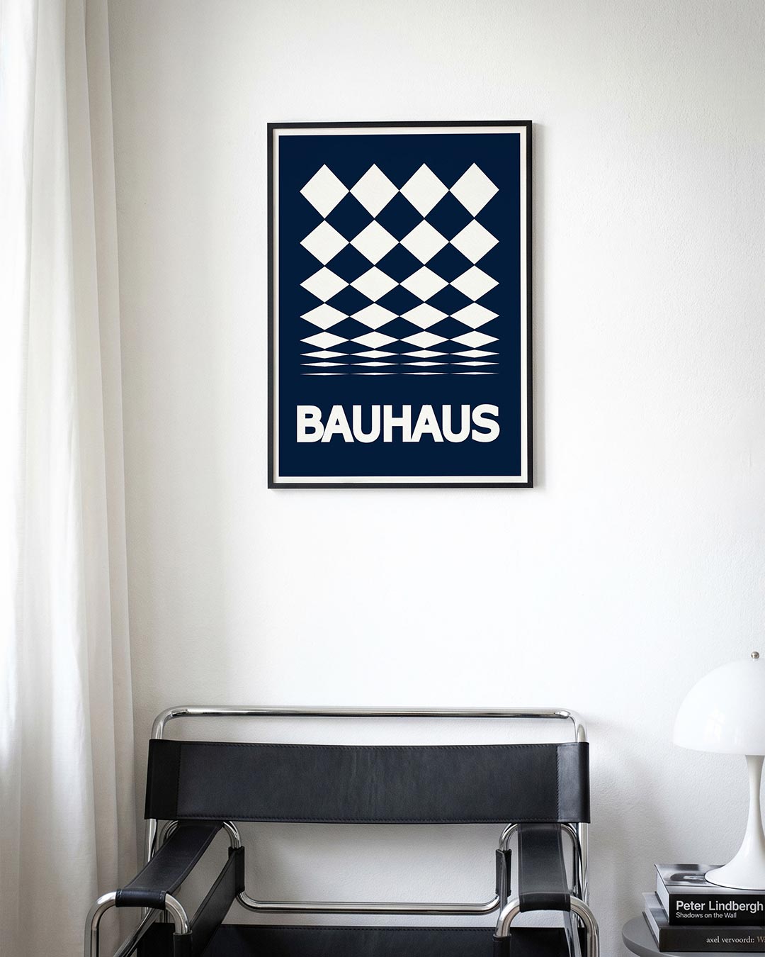 Ruitpatroon en diepte Poster