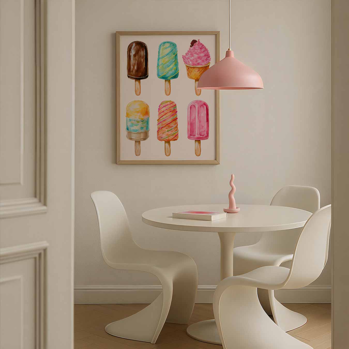 Zomerse IJsstokjes Poster