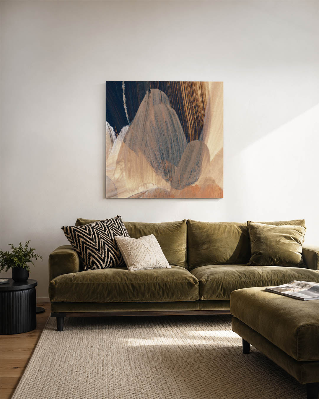 Penseelstreken Kunstwerk