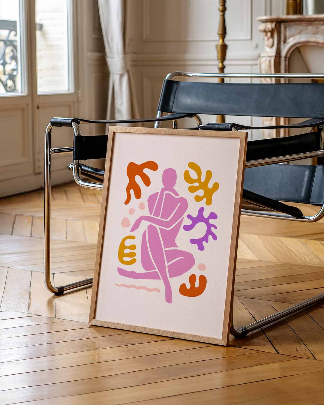 Abstracte Vrouwelijke Kunstposter
