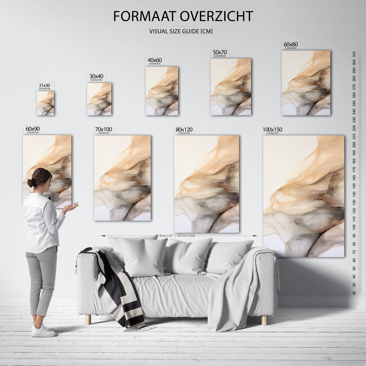 Abstracte vormen Poster