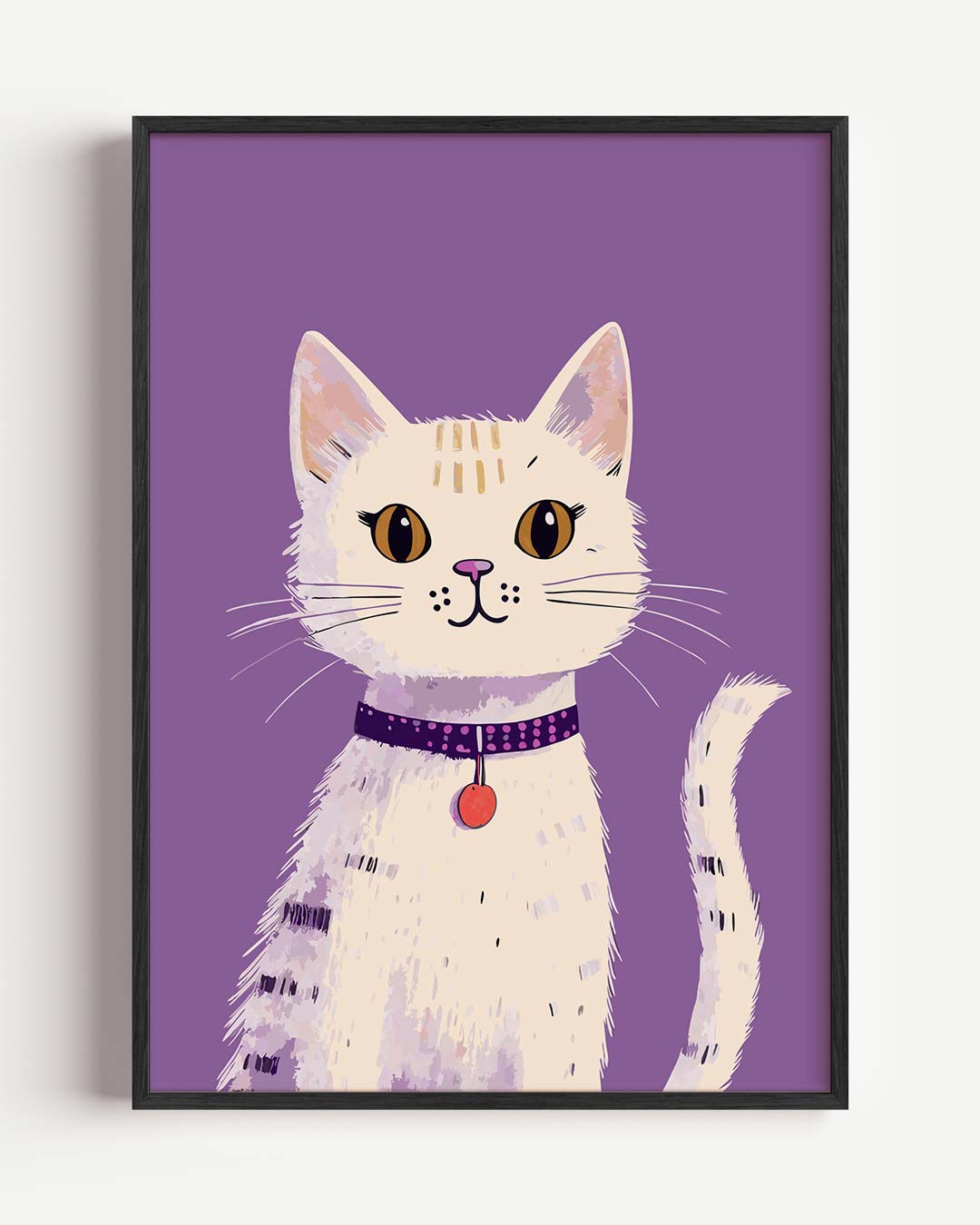 Schattige Kattenvriend Poster