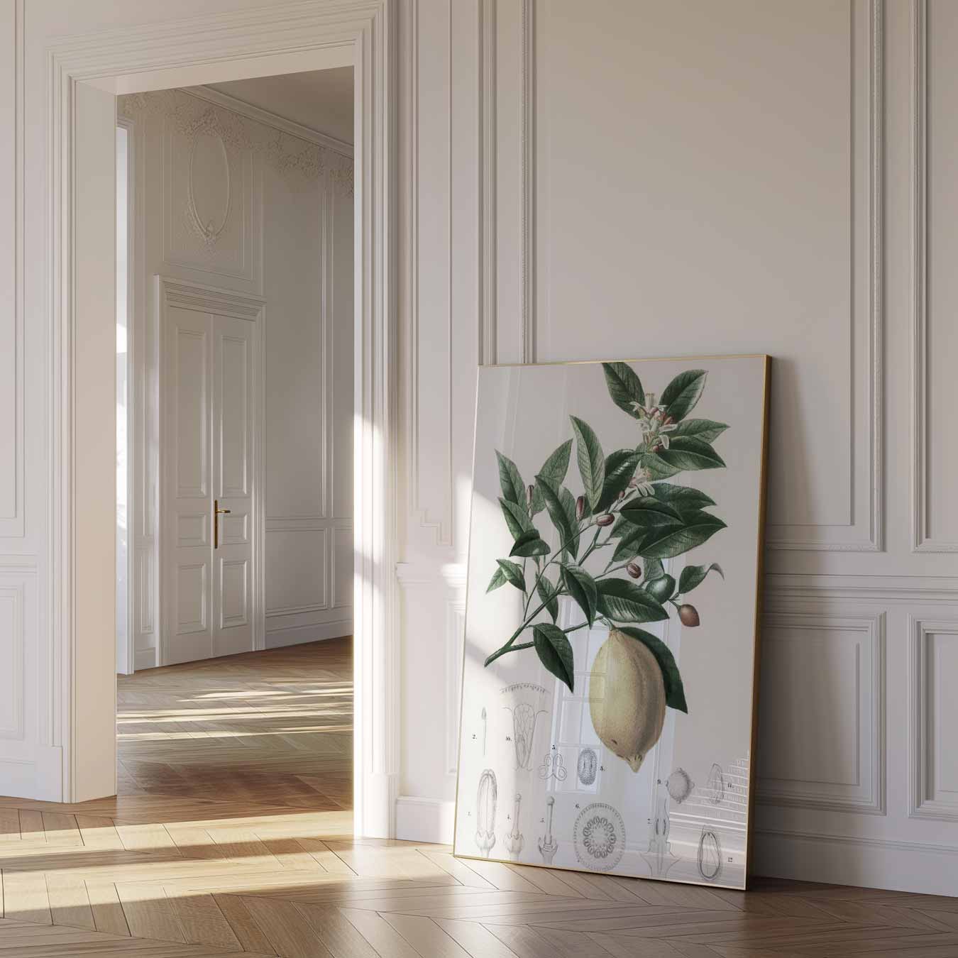 Botanische Citroenprint Poster