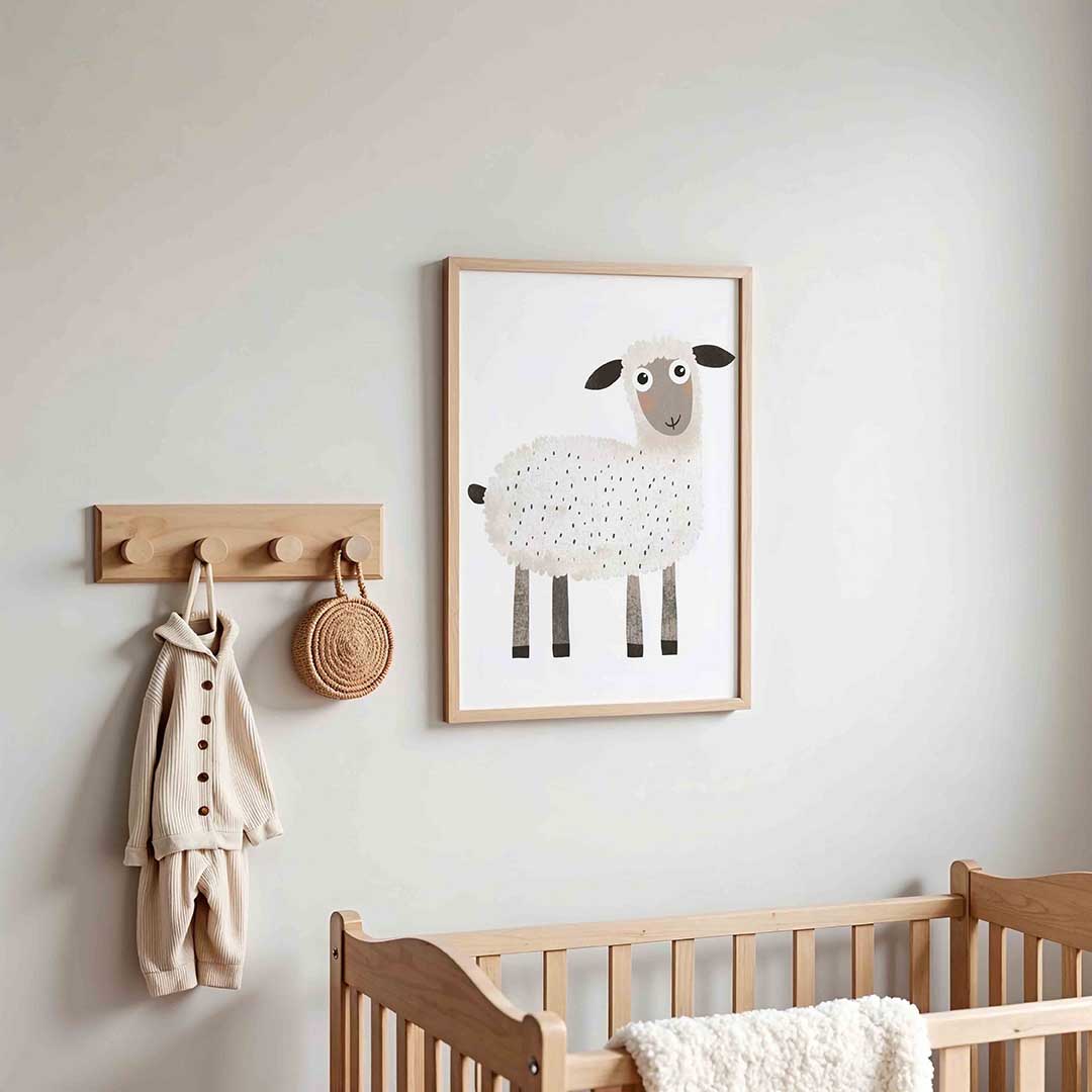 Schattig schaap Poster