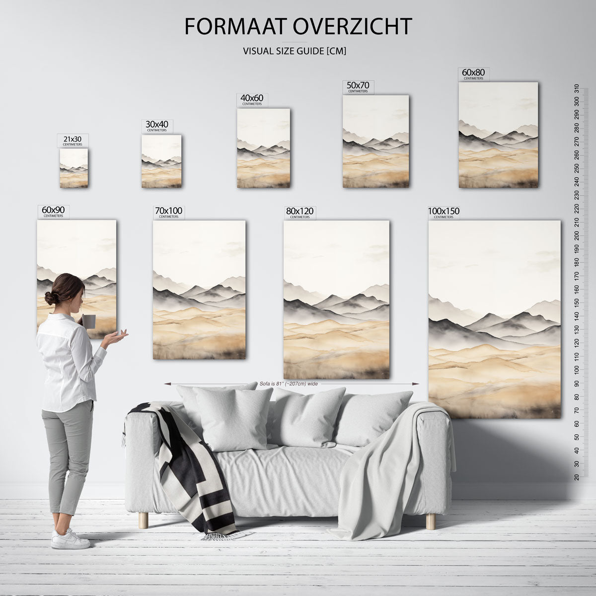 Berglandschap Poster
