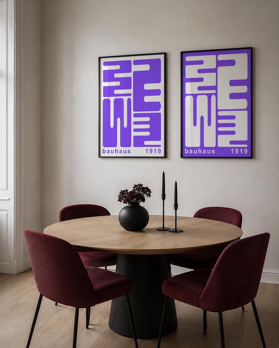 Vorm en lijnenspel Posterset