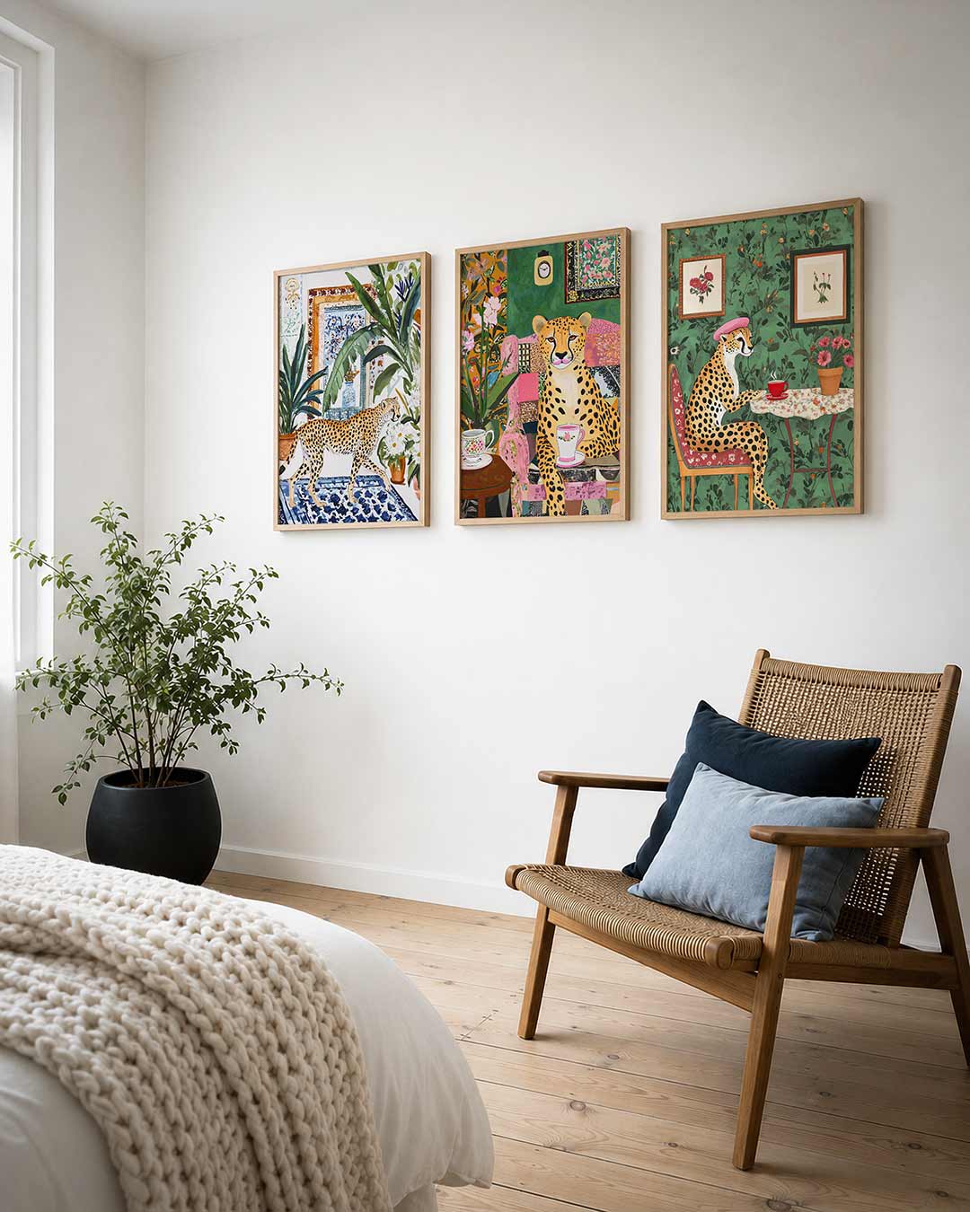Jungle interieur Posterset