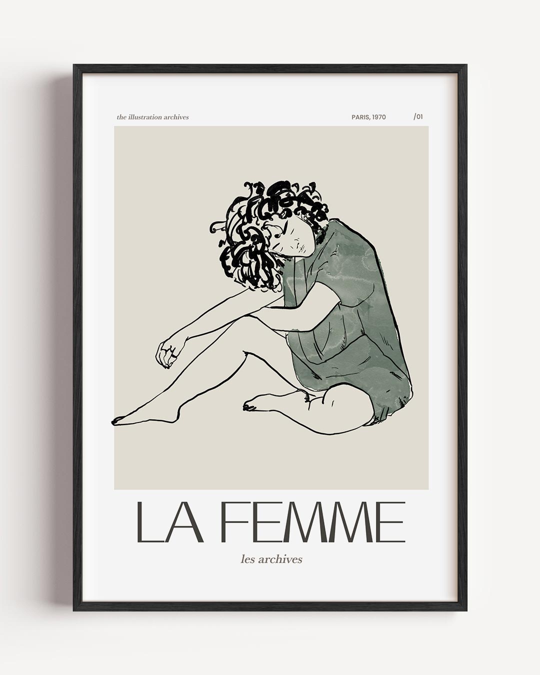 Elegante La Femme Poster-WallArtistic