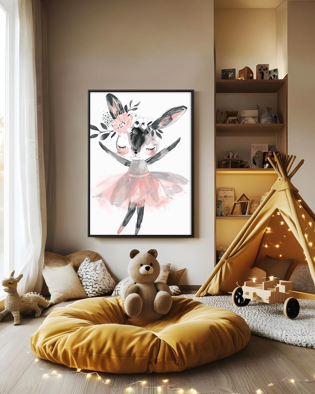 Dansend dierfiguur Kunstwerk