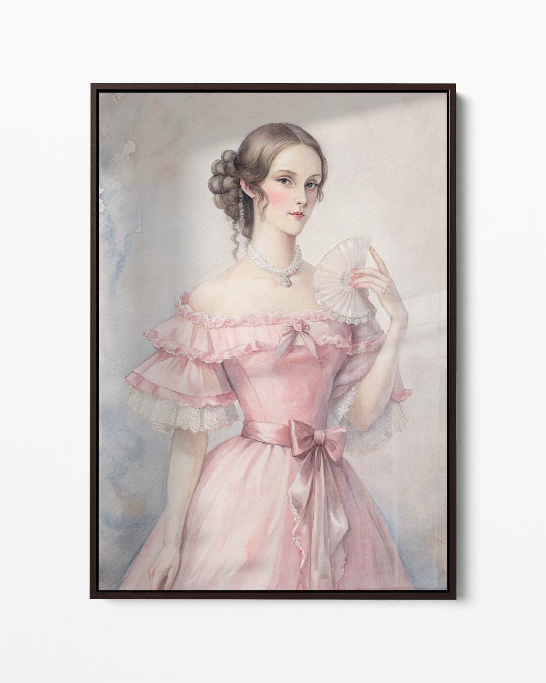 Elegantie in Roze Kunstwerk-canvas-dibond-plexiglas-wanddecoratie-WallArtistic