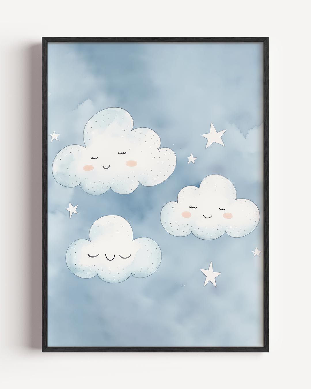 Dromerige Wolken en Sterren Poster-WallArtistic