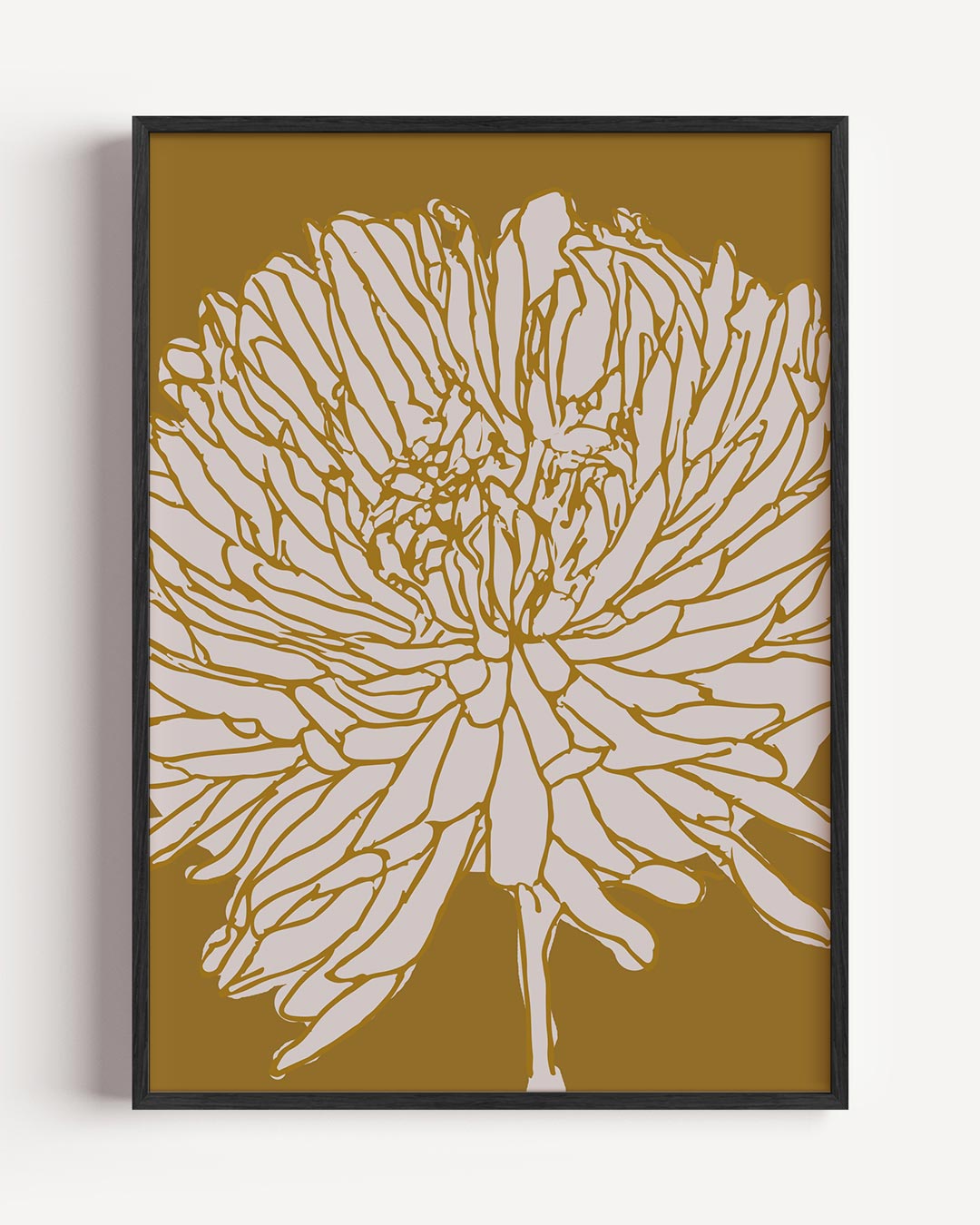 Retro Bloemenpracht Poster-WallArtistic