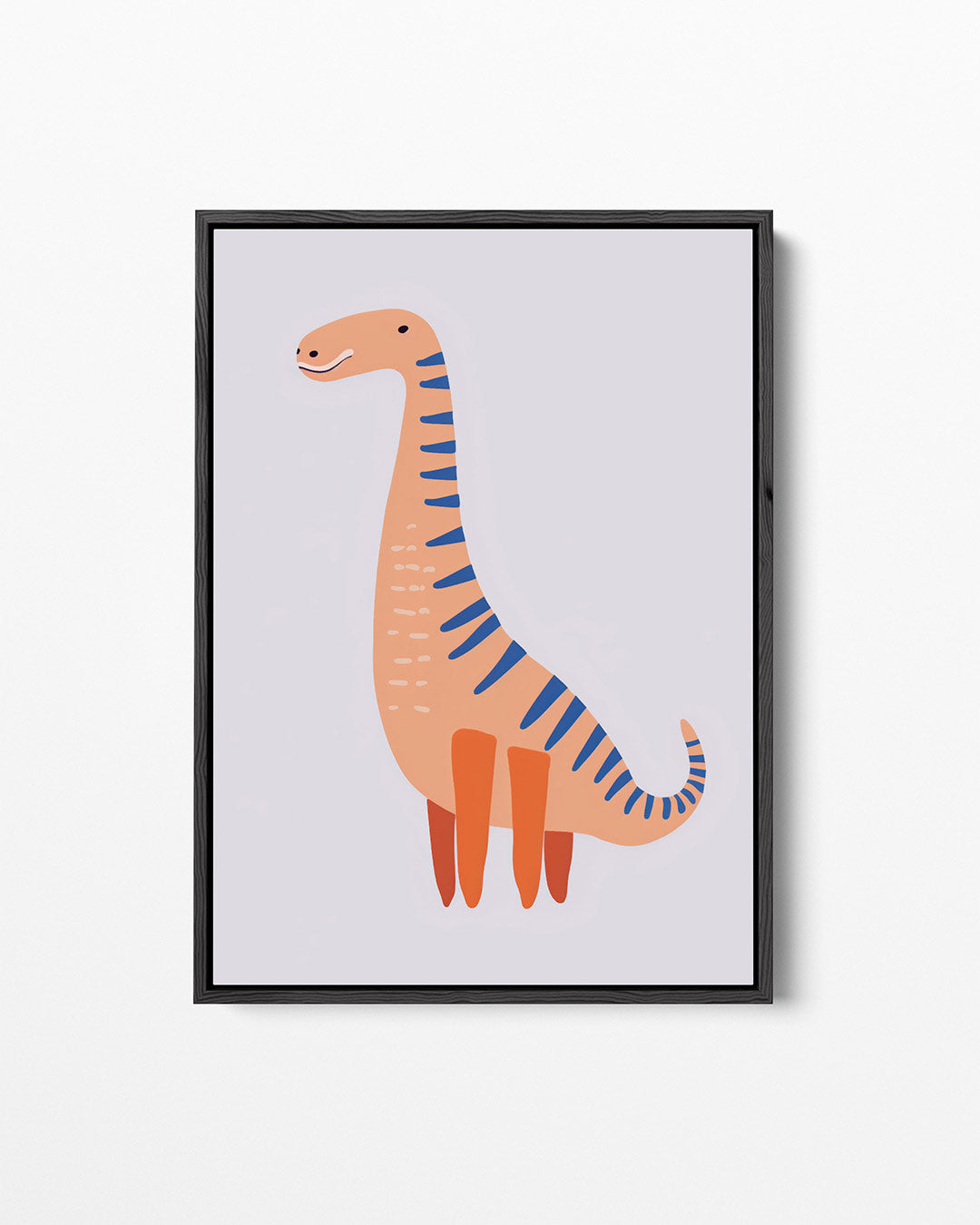 Speelse dinosaurus illustratie Kunstwerk