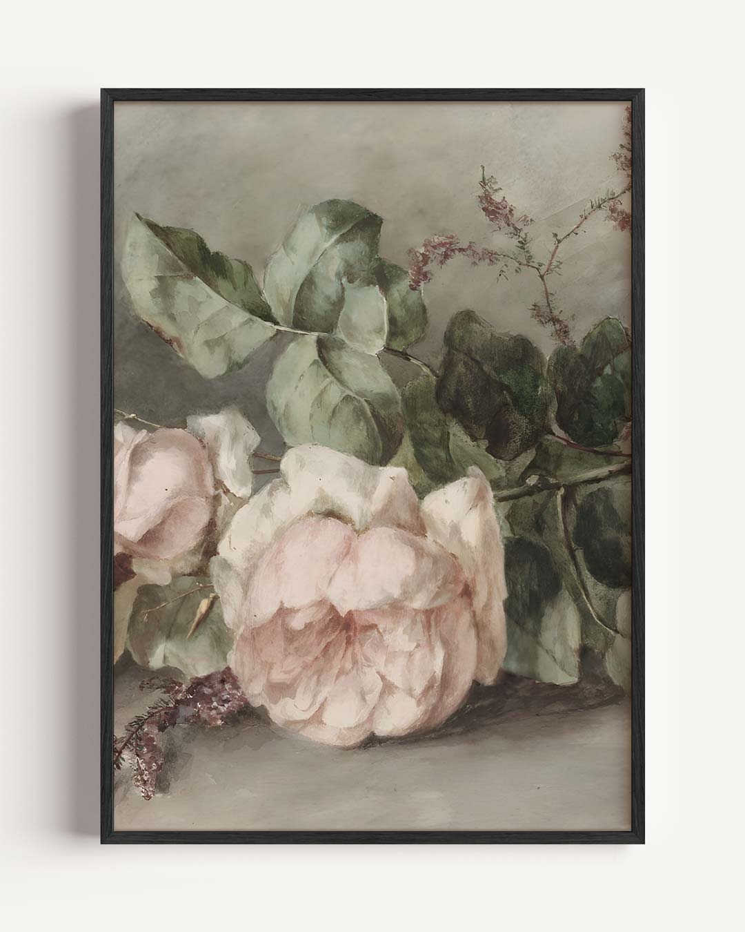 Vintage Bloemenpracht Poster