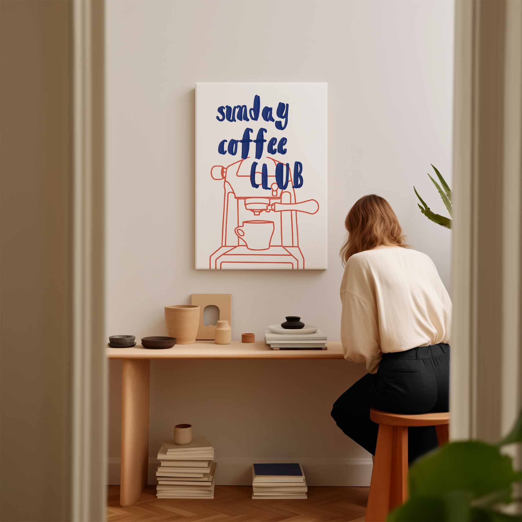 Zondag Koffie Club Poster