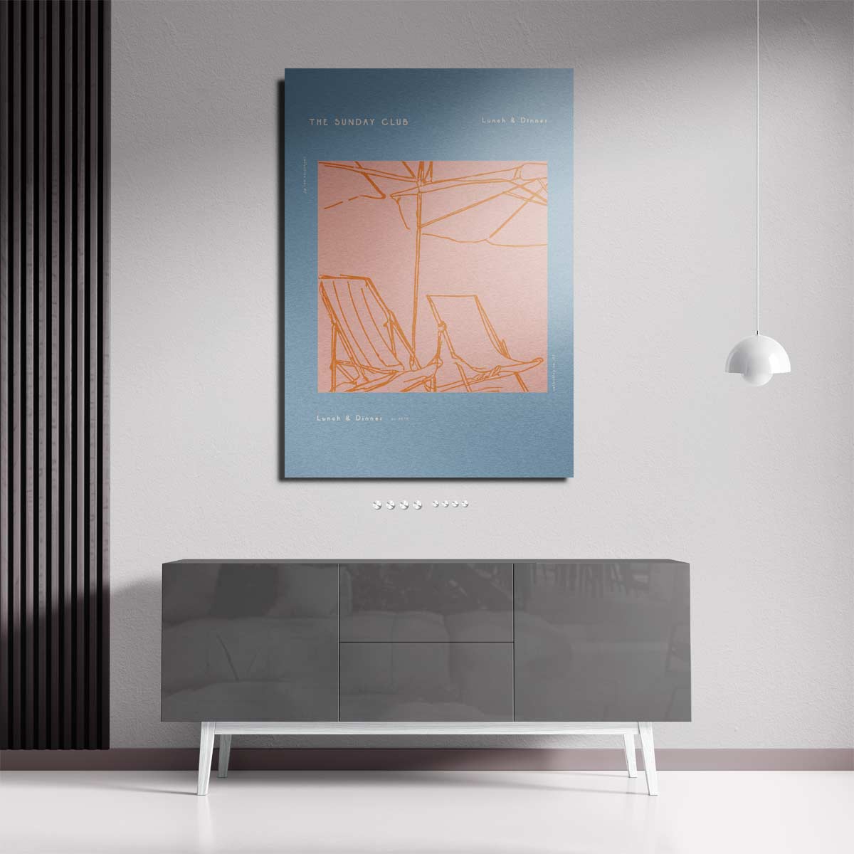 Zomerse Stranddag Sfeerbeeld Kunstwerk-canvas-dibond-plexiglas-wanddecoratie-WallArtistic