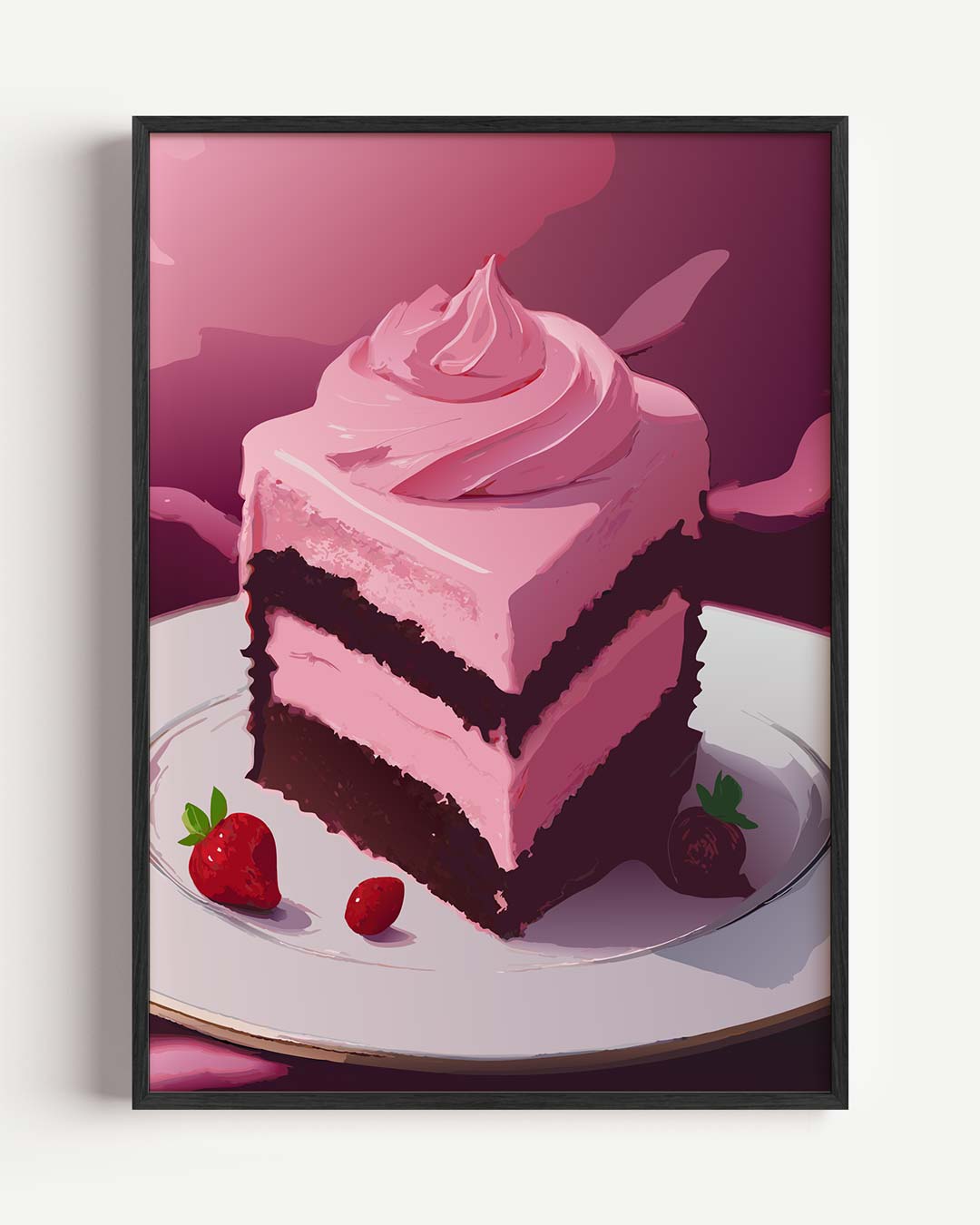 Roze Dessert Verlangen Poster