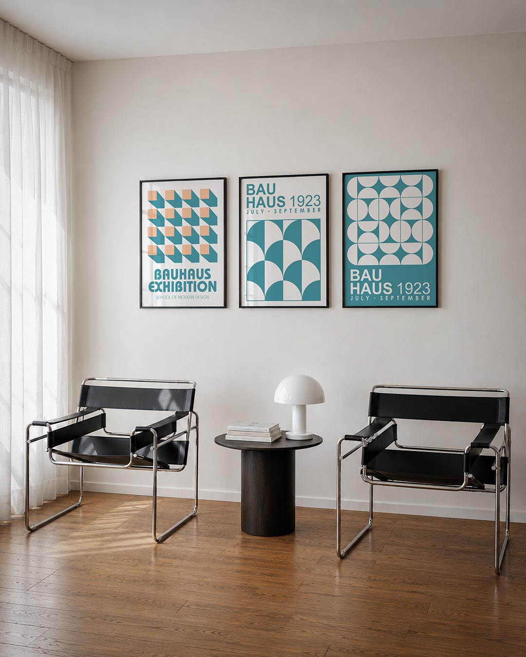 Vorm en schaduw Posterset