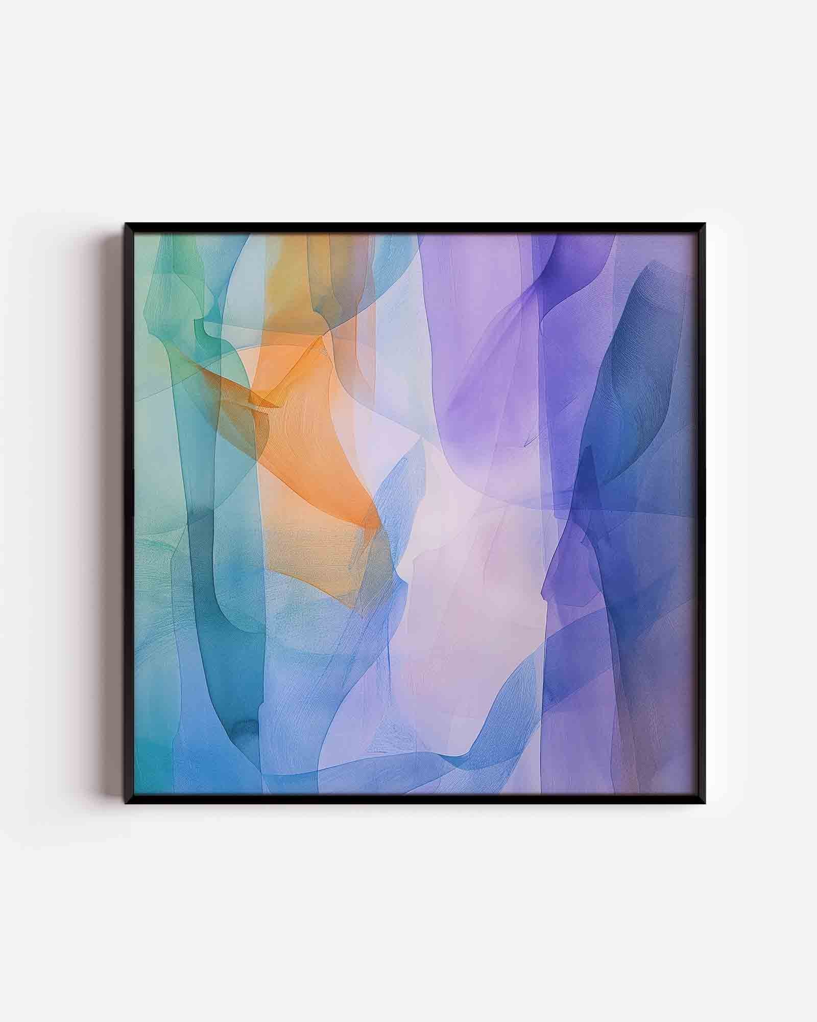 Abstracte vormen Poster