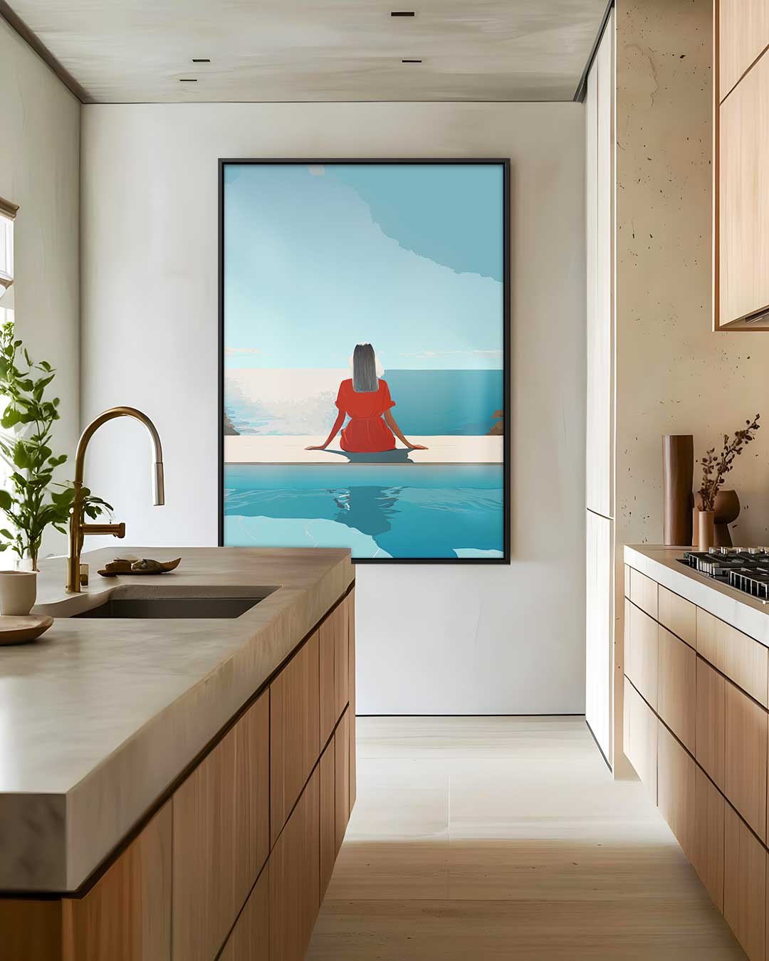 Rust aan de Zee Kunstwerk-canvas-dibond-plexiglas-wanddecoratie-WallArtistic