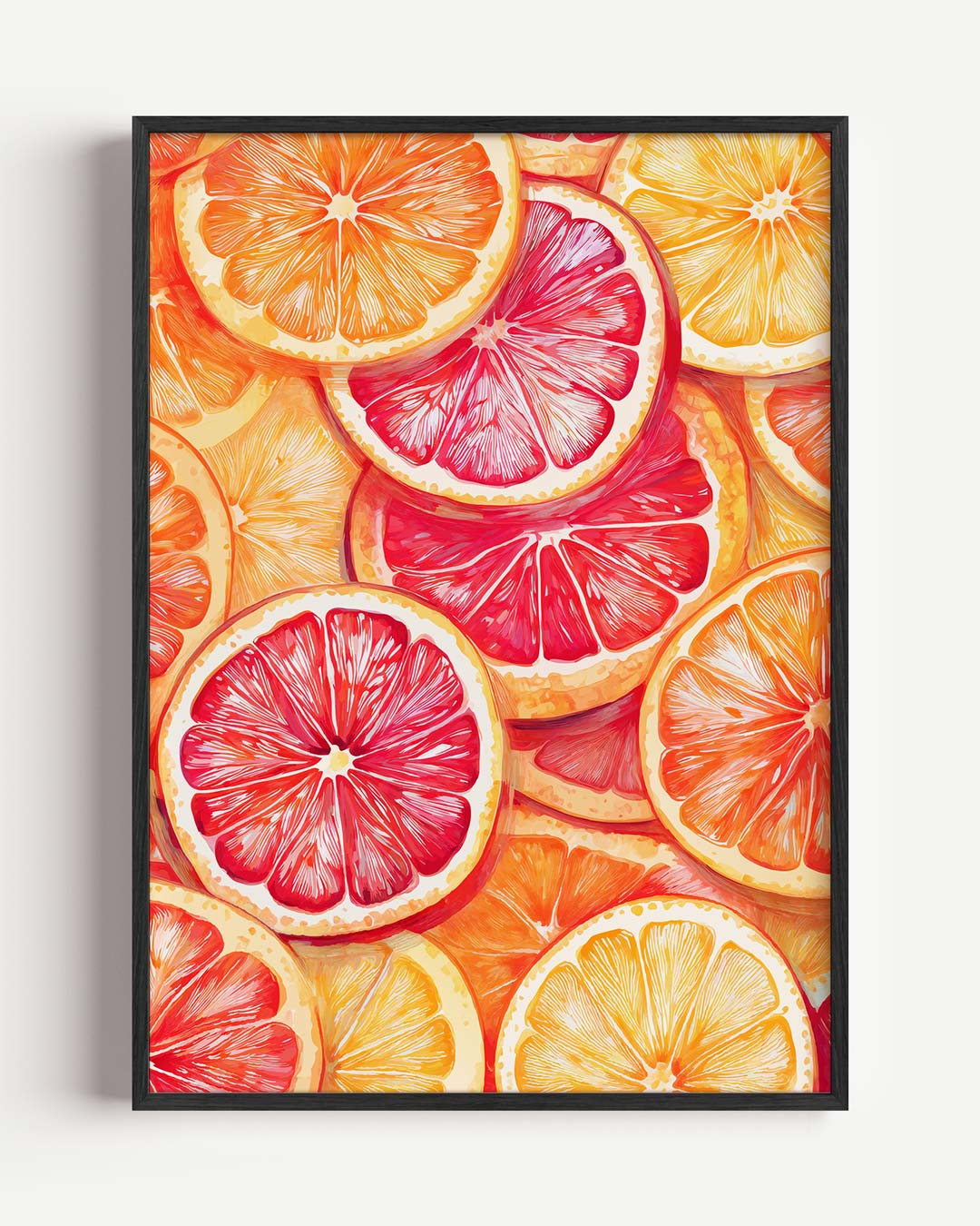 Zomerse Citrustonen Poster