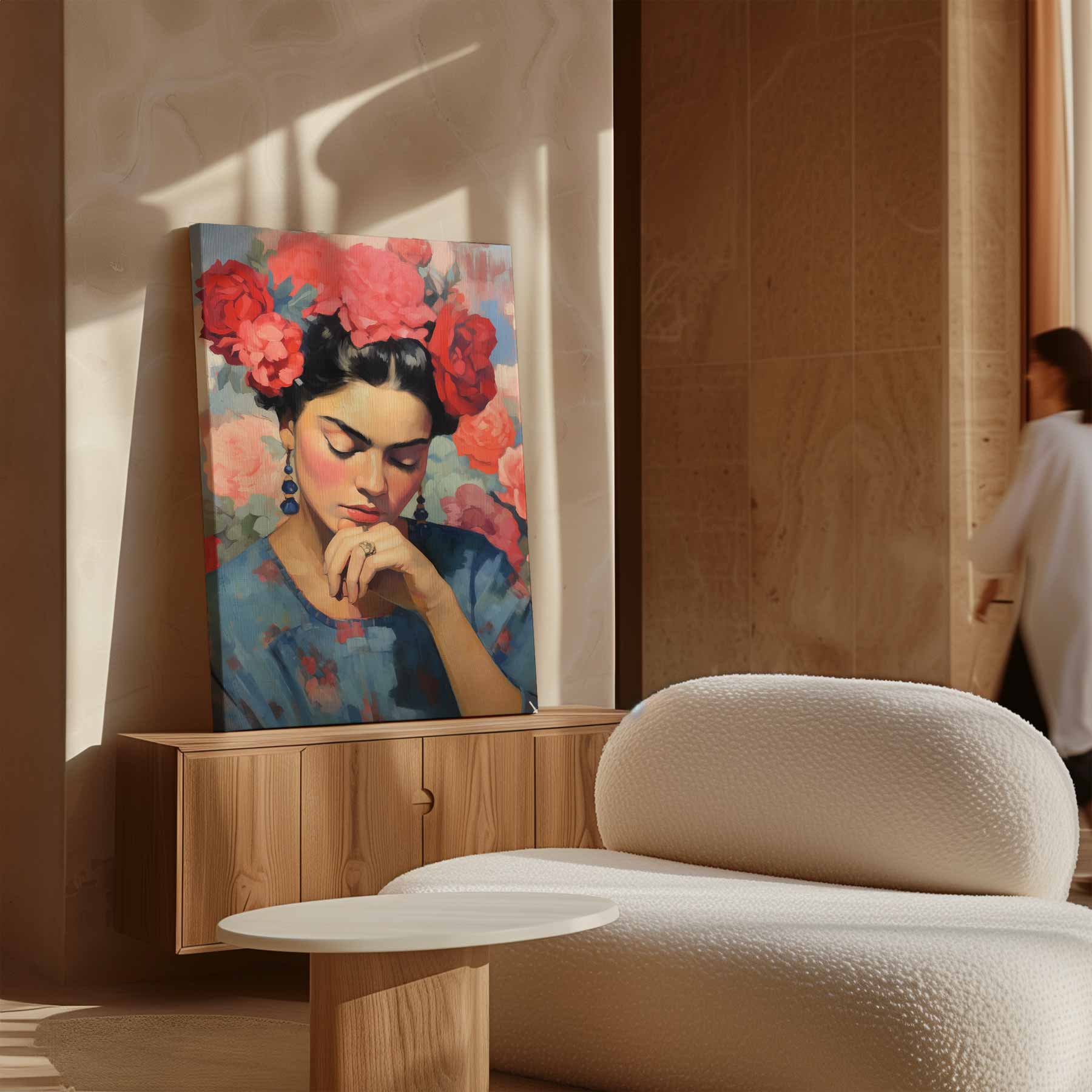 Bloemen Serenade Kunstwerk-canvas-dibond-plexiglas-wanddecoratie-WallArtistic
